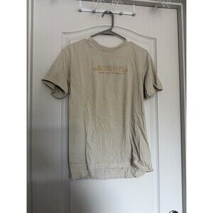 Comfort Colors Cotton Jersey Embroidered Main Street USA Beige Men's T-Shirt M